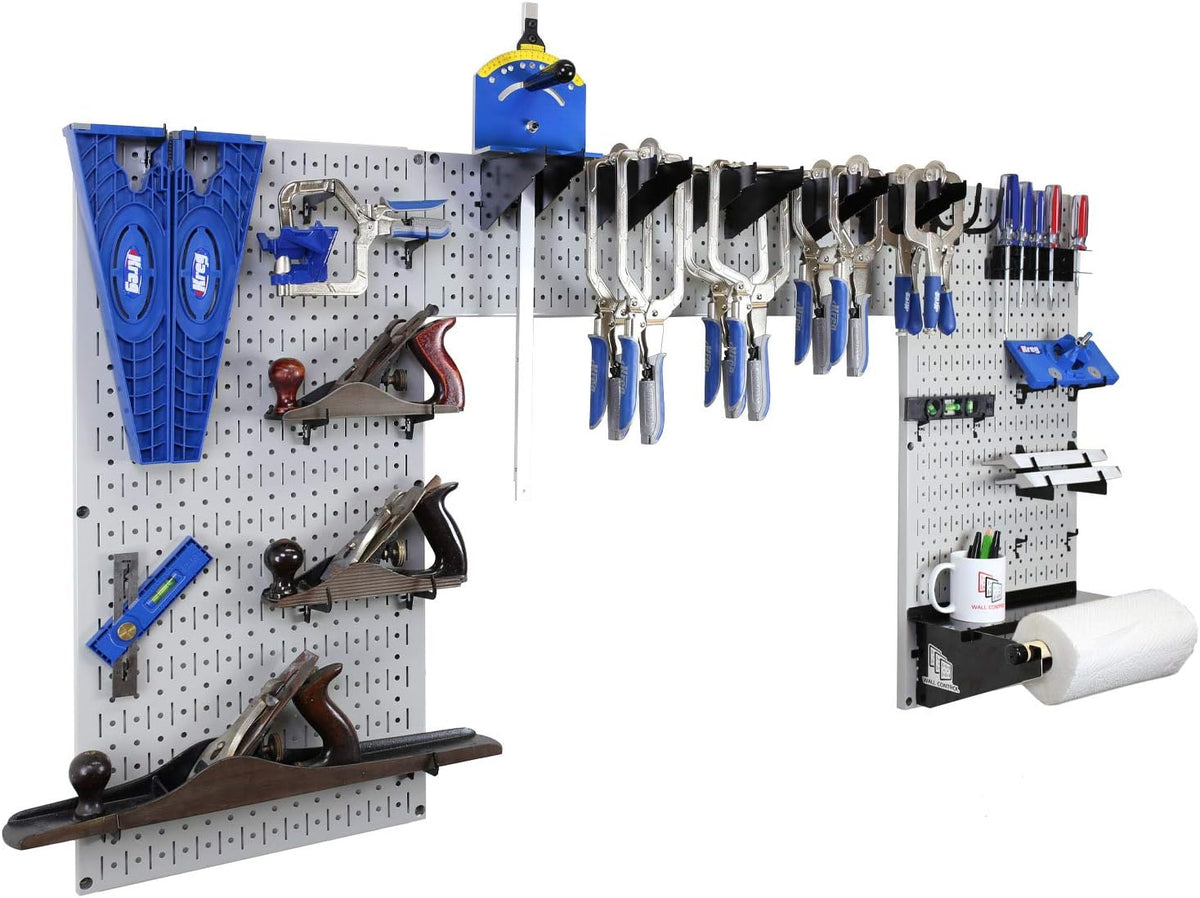 Purple Pegboard Woodworking Tool Storage Organizer Kit Y435