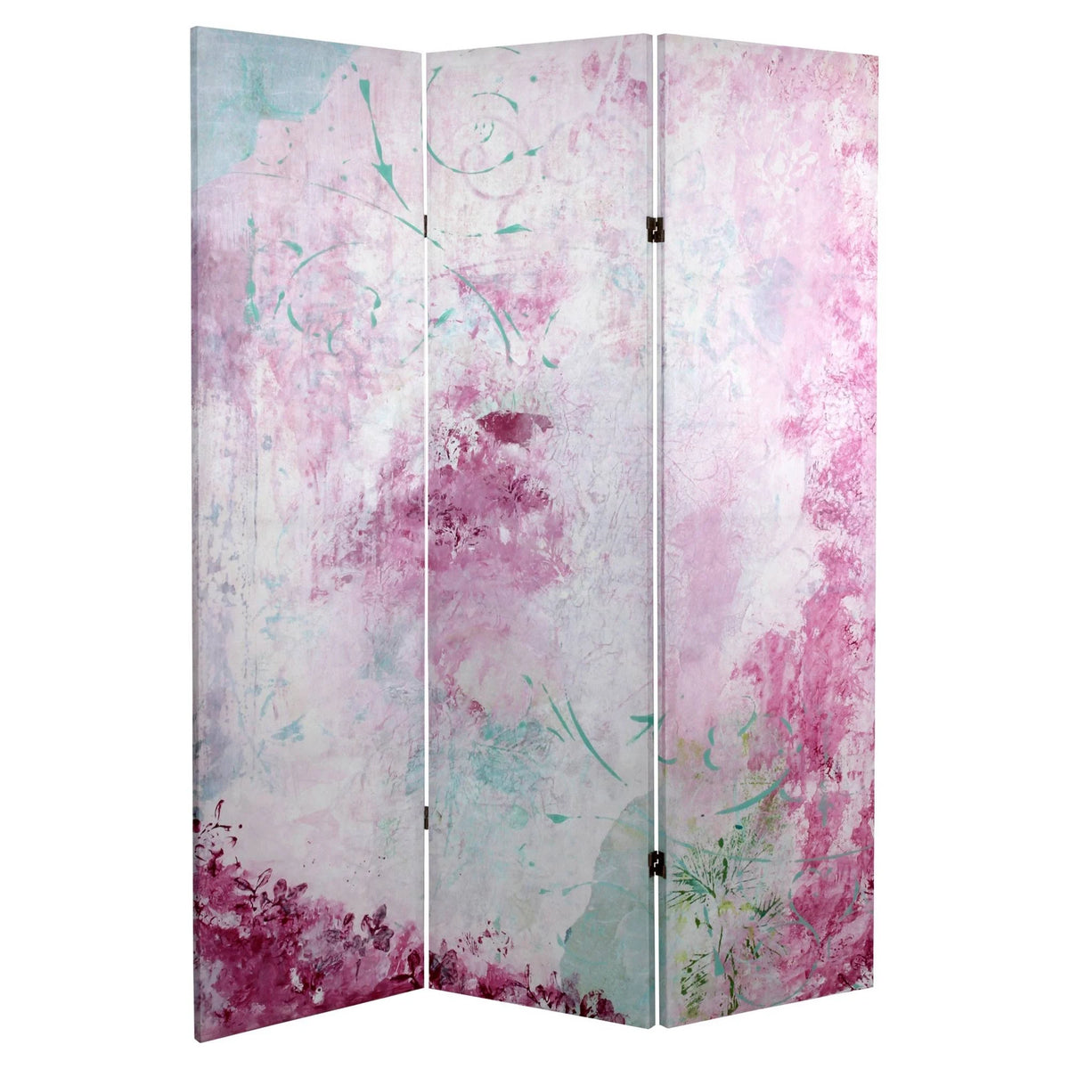 Pink Canvas Room Divider T81407