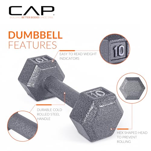 Cast Iron Hex Dumbbell O99409