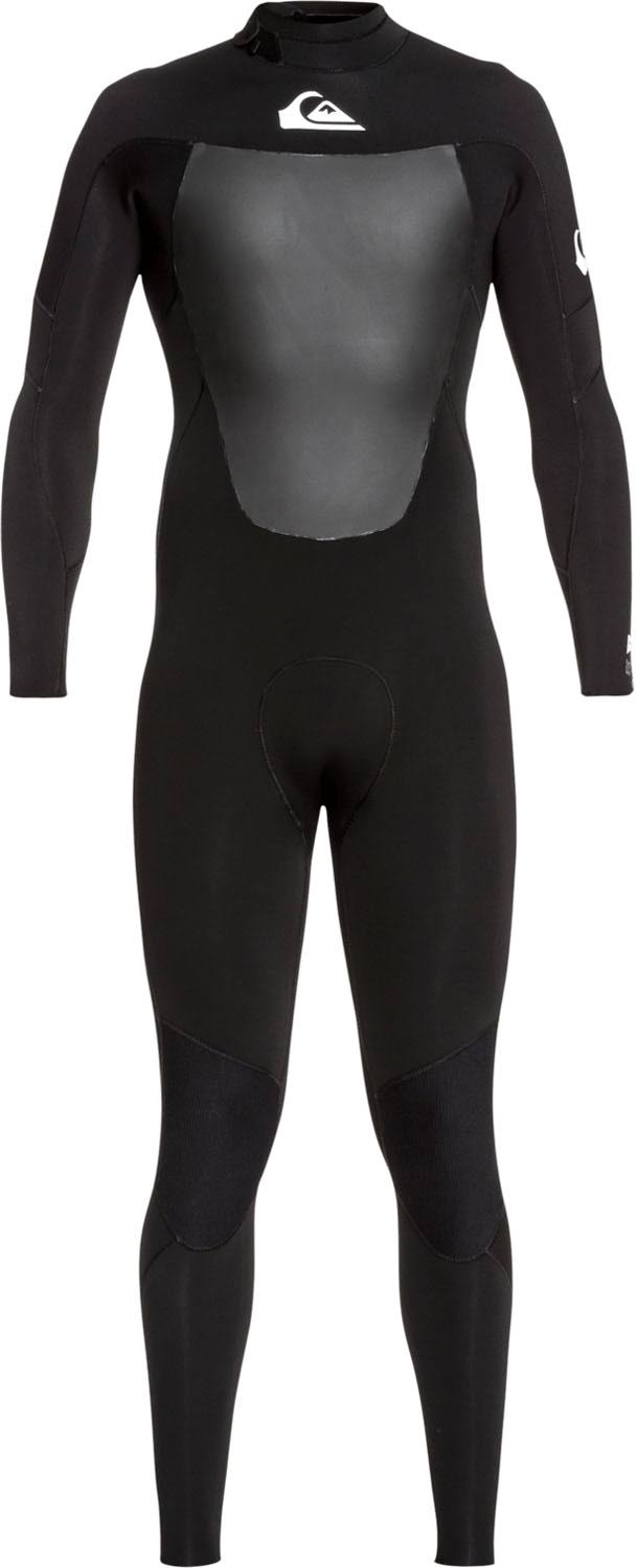 Black/White 3/2 Back Zip Wetsuit W355