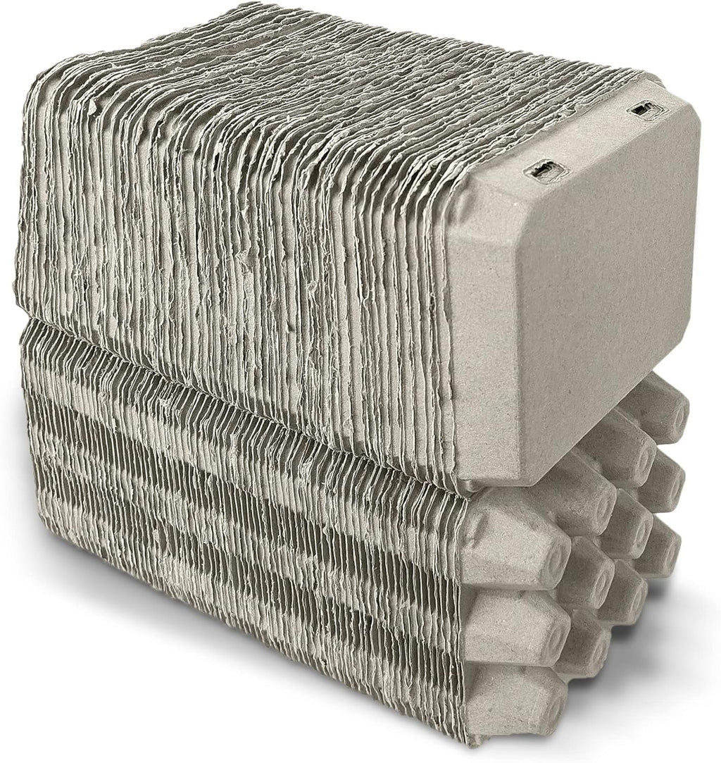 Blank Egg Cartons 75-Pack 3x4 Holds 12 Large Eggs Recycled Cardboard P4315