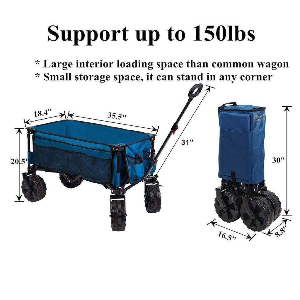 Collapsible Steel Camping Wagon Cart L3288