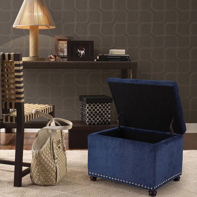 Rectangular Tufted Storage Ottoman J771202