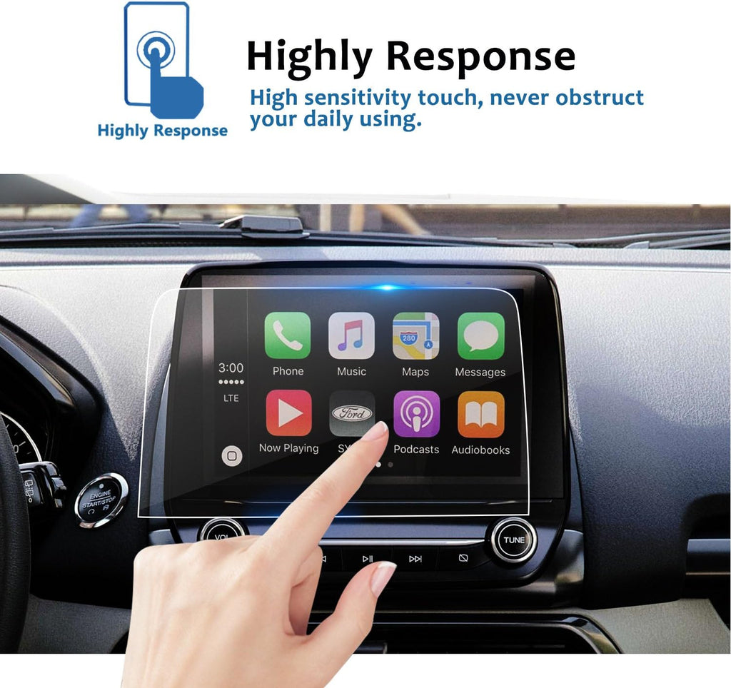 8 Inch Tempered Glass Car Navigation Screen Protector P300