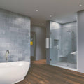 Chrome Frameless Hinged Shower Door I729