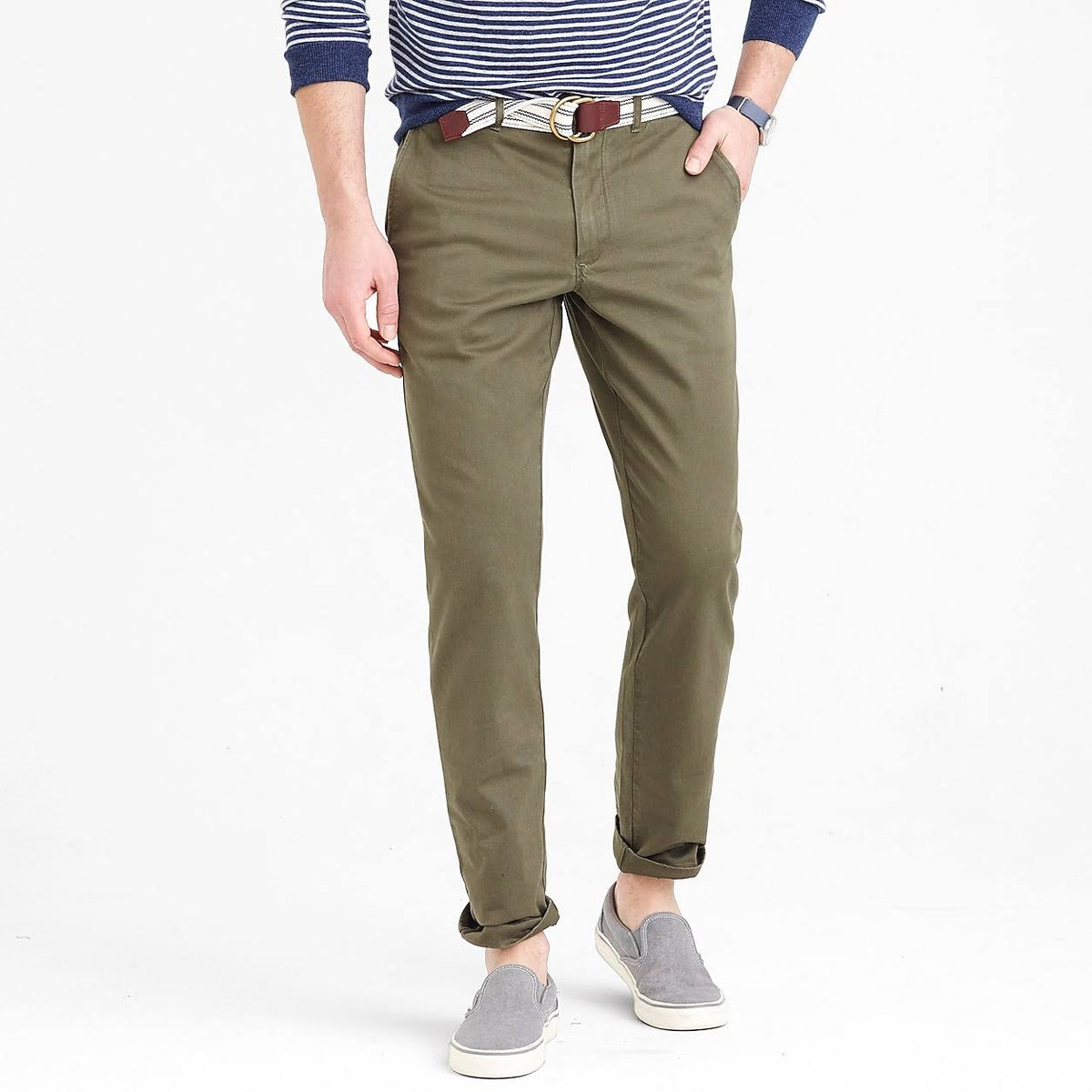 Straight-Fit Stretch Chino Pant W984