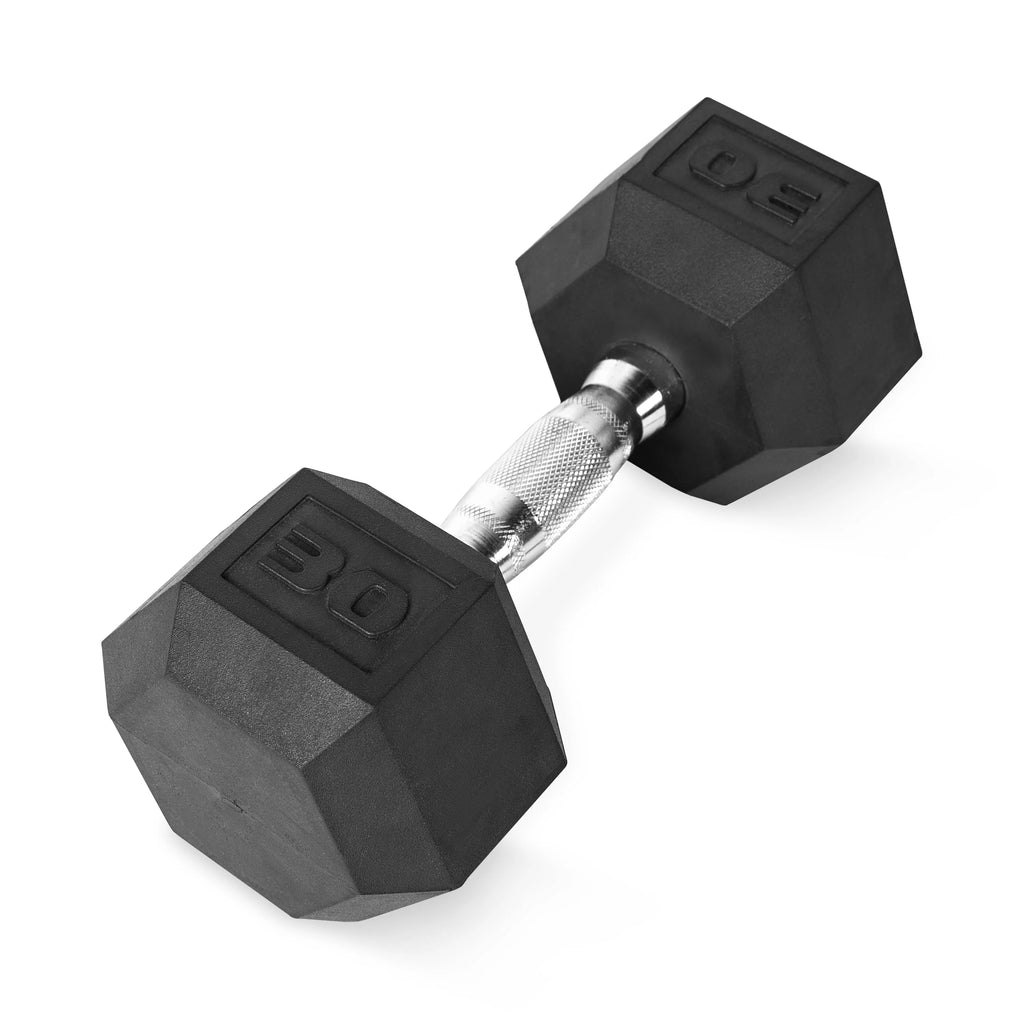 3lb Rubber Hex Dumbbell M121604