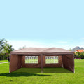 Dark Coffee Pop Up Tent with Two Windows F338236
