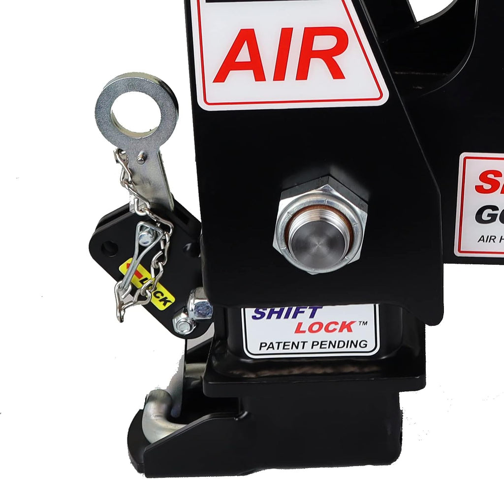 Gooseneck Air Hitch & Coupler, Round 4" Straight Pin 30K SL Coupler W875