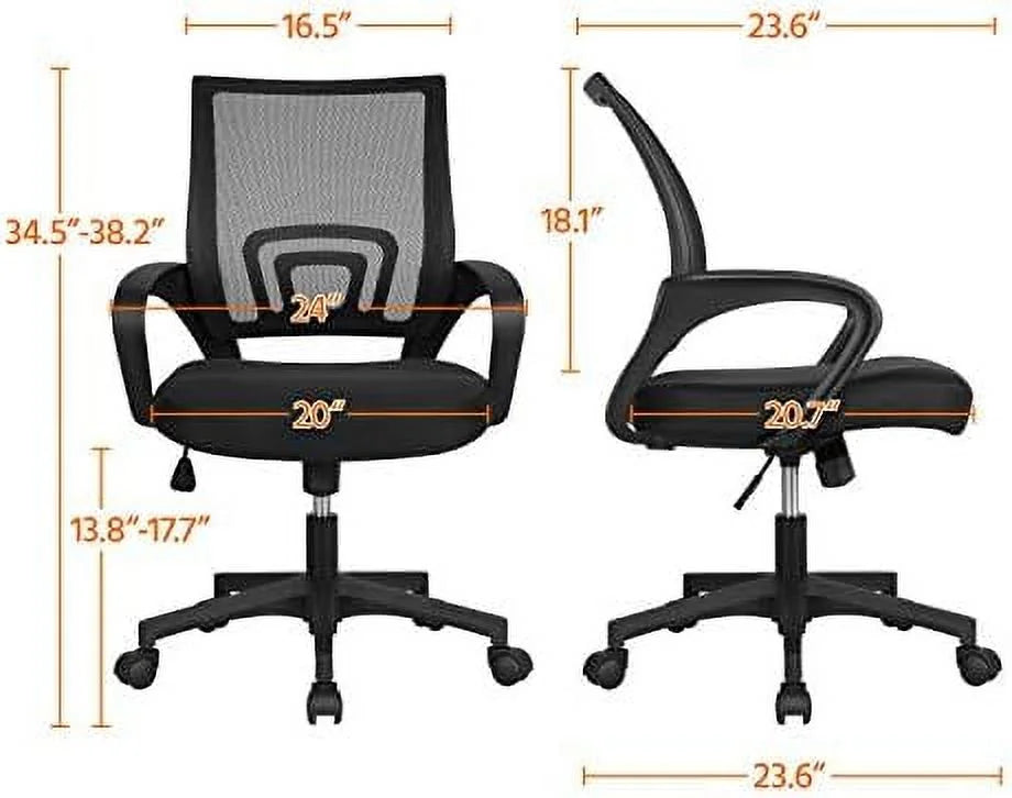 Industrial Home Office Desk with Chair Set Y700751