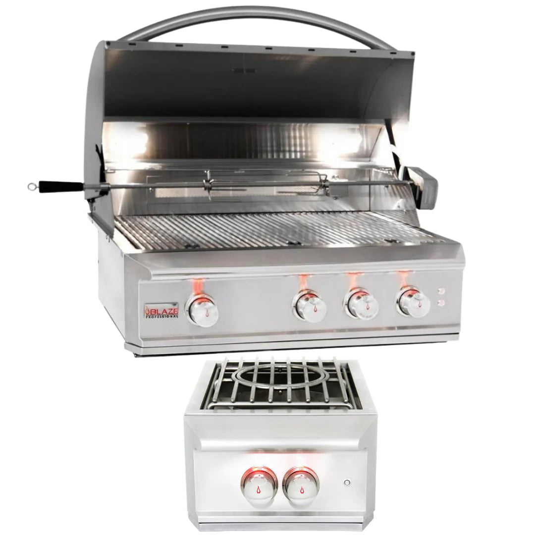 34 in. Propane Gas Grill & Burner X307857