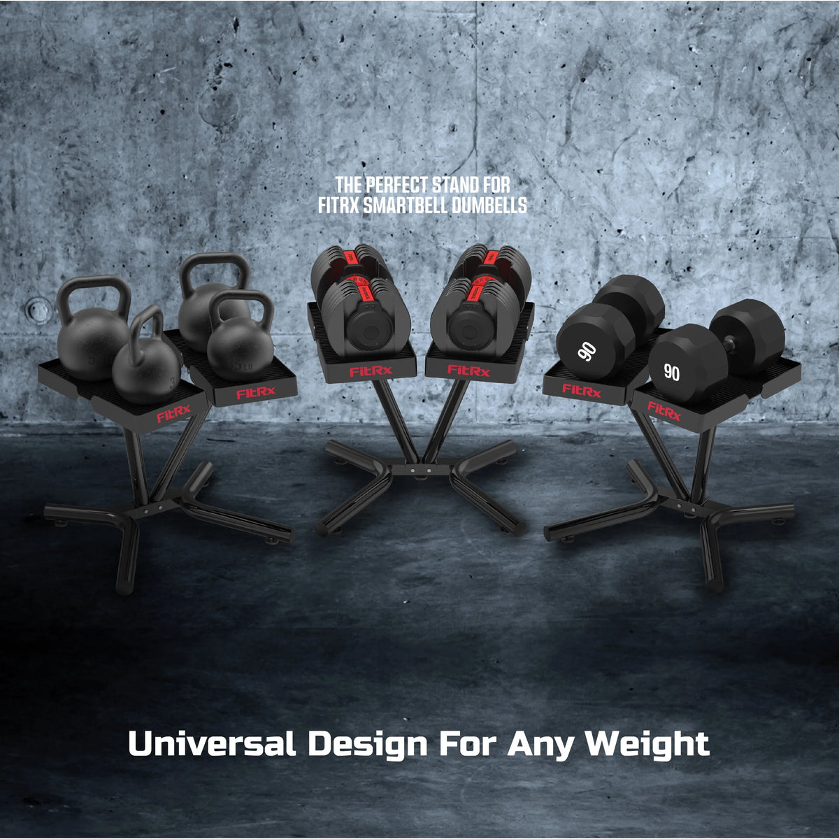 Dumbbell and Kettlebell Weight Rack Stand X78182