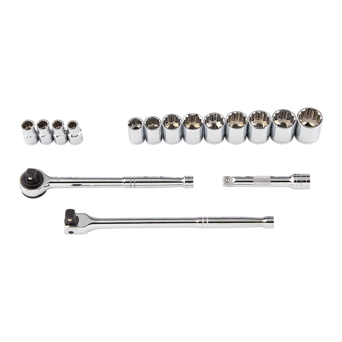1/2 in. Drive Metric Socket Set, 16-Piece Y21859