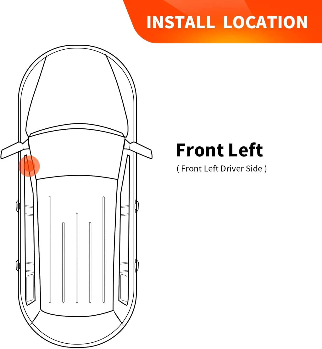 Power Window Regulator Front Passenger Side Pack of 2 U965
