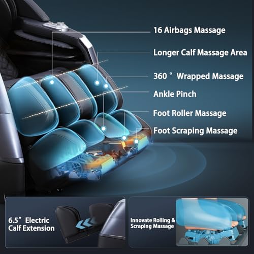 4D Full Body Massage Chair with Zero Gravity Recliner G38052