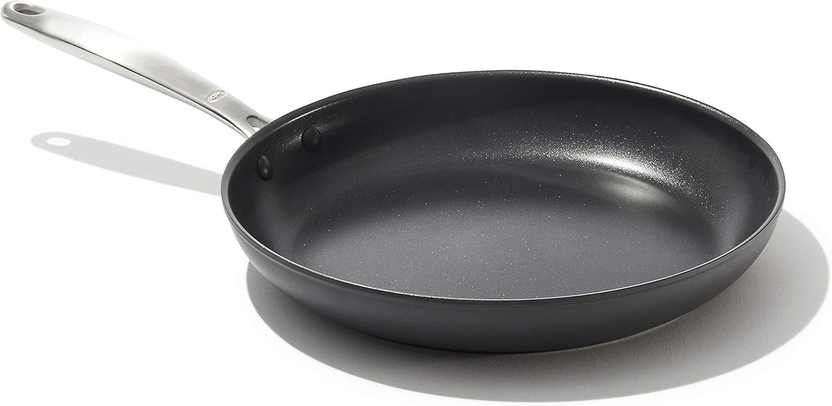 Gray 8-Inch Non-Stick Open Frypan O163