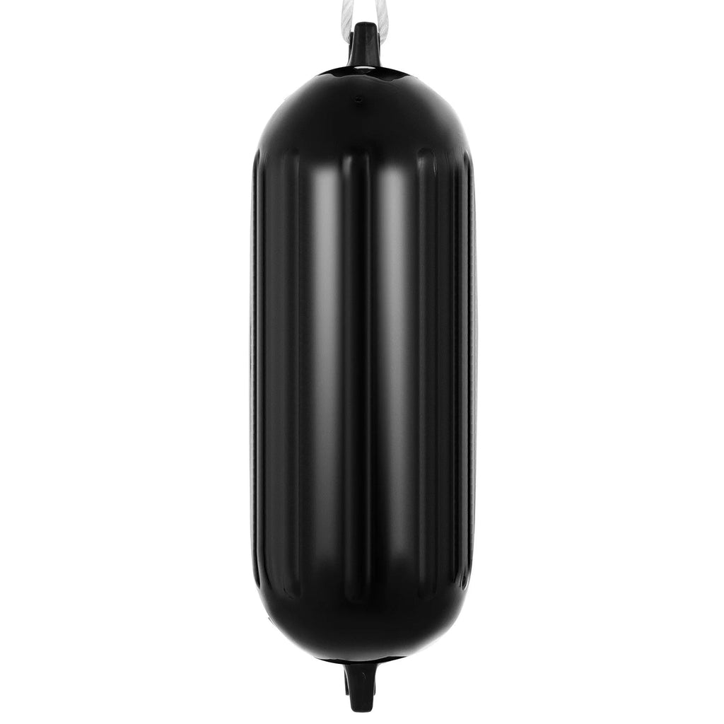 Black Boat Fender Bumper Pack of 4, 8 x 27 inches B730081