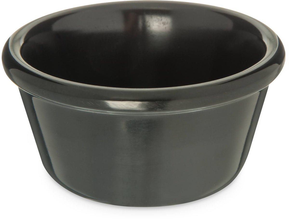 Black 3 oz Melamine Ramekin I8815
