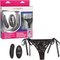 Black Remote Control Lace Thong Set F5014