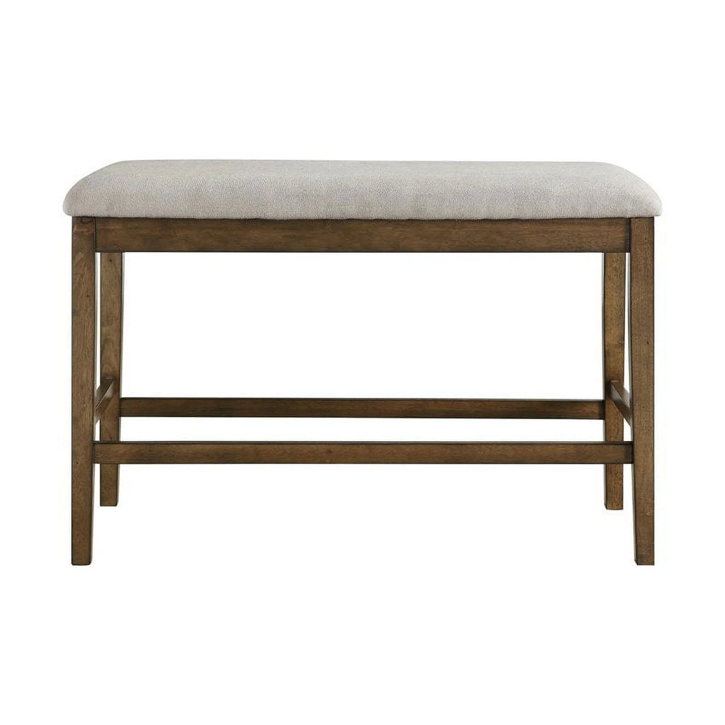Oak Counter Height Wood Bench A721817