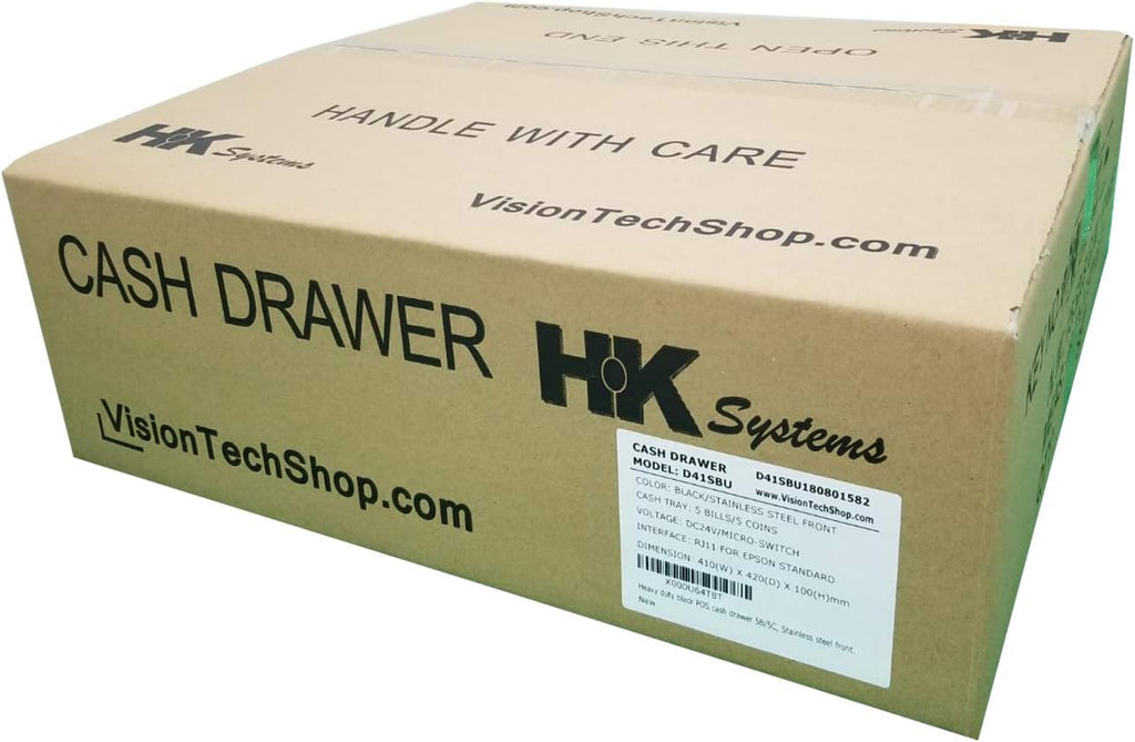 Heavy Duty Black Push Open Cash Drawer with Metal Bracket Q23325