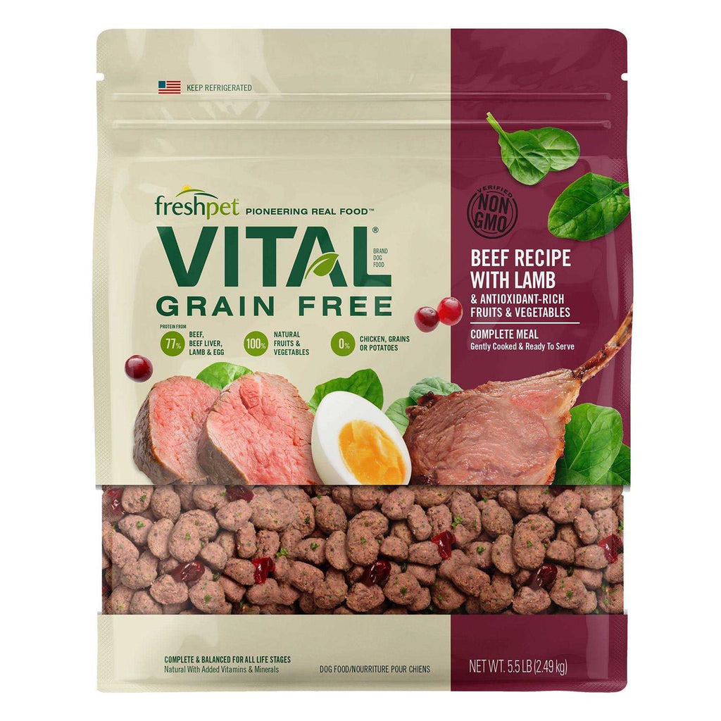 Grain-Free Beef & Lamb Fresh Dog Food O739