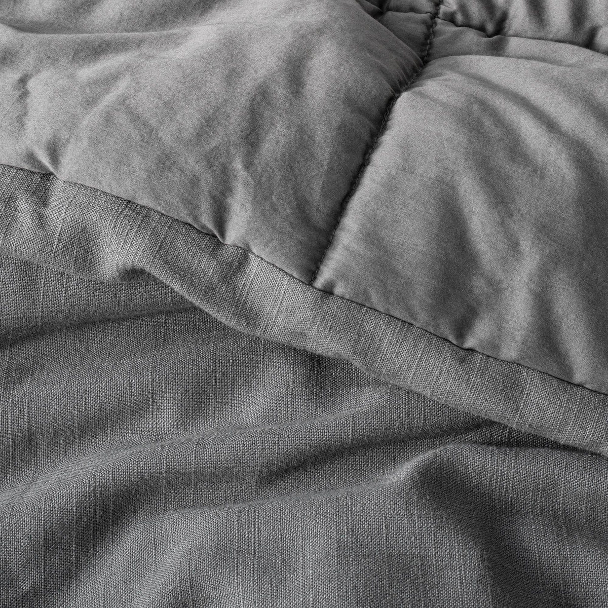 Full/Queen Linen Blend Comforter and Sham Set K6227