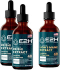 Reishi & Lion's Mane Extracts 2 Pack 2 Fl Oz Each N773