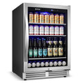 24 inch 140 Can Beverage Refrigerator Cooler Q570