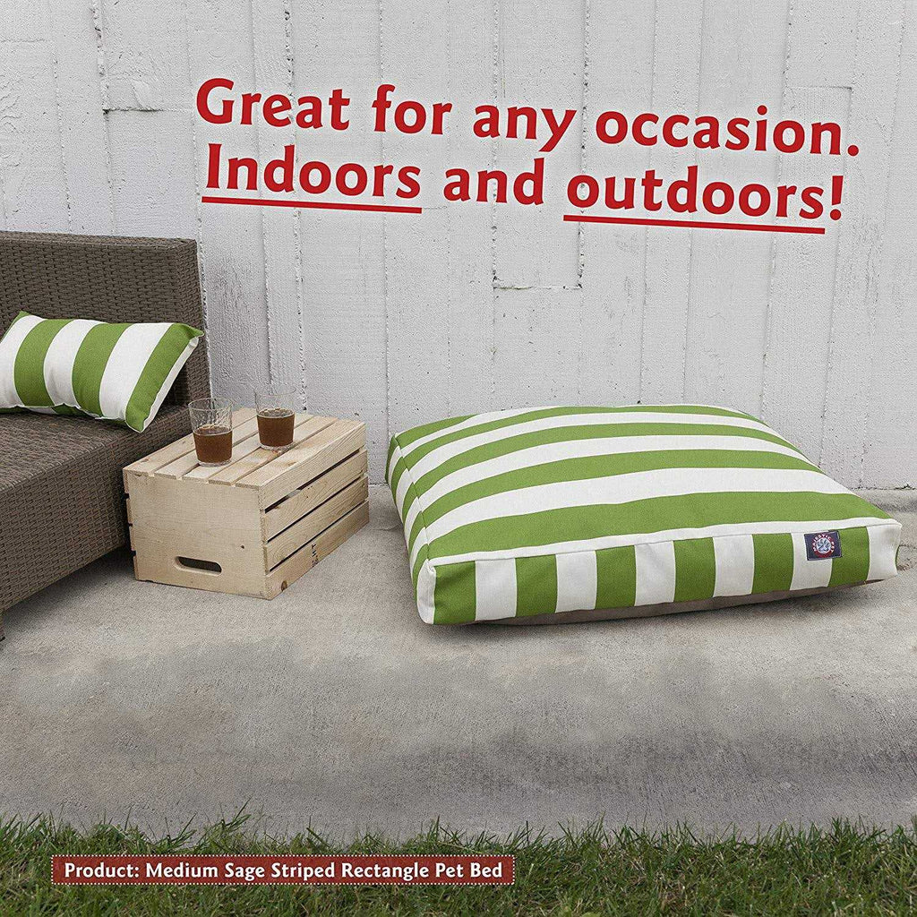 Vertical Stripe Dog Bed Y3633