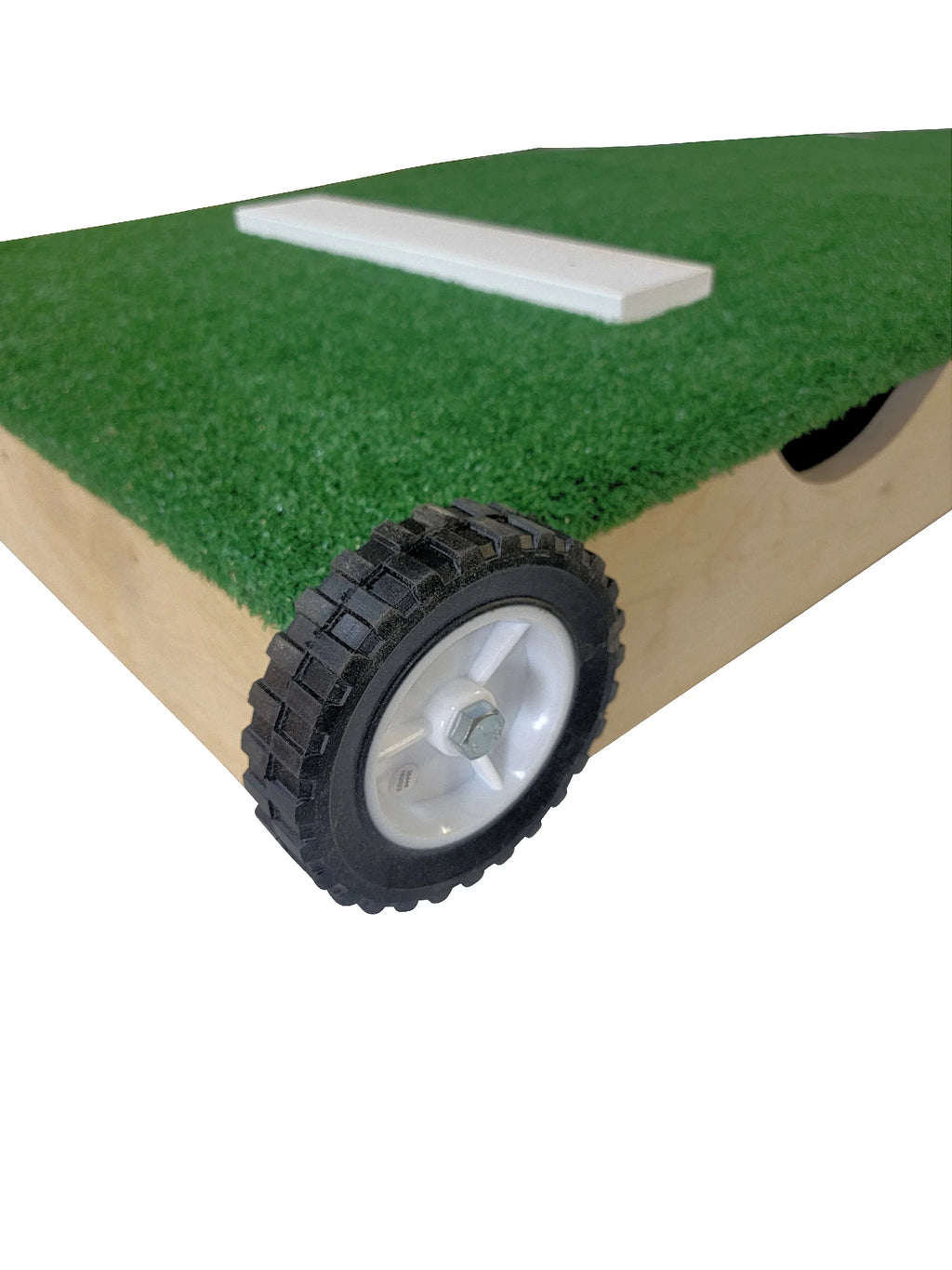 8 Inch Portable Youth Baseball Pitching Mound with Wheel Kit W6454