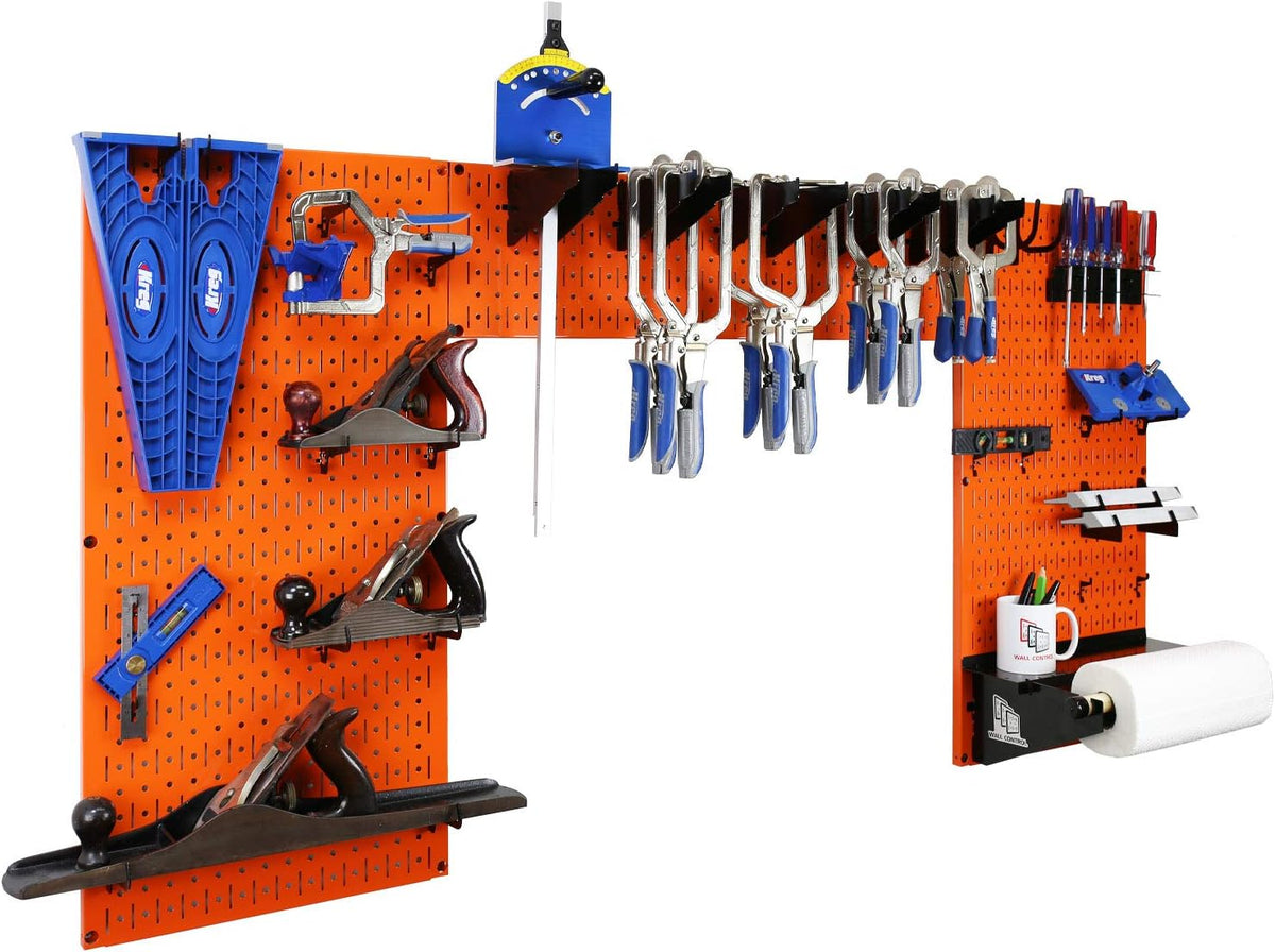Purple Pegboard Woodworking Tool Storage Organizer Kit Y435