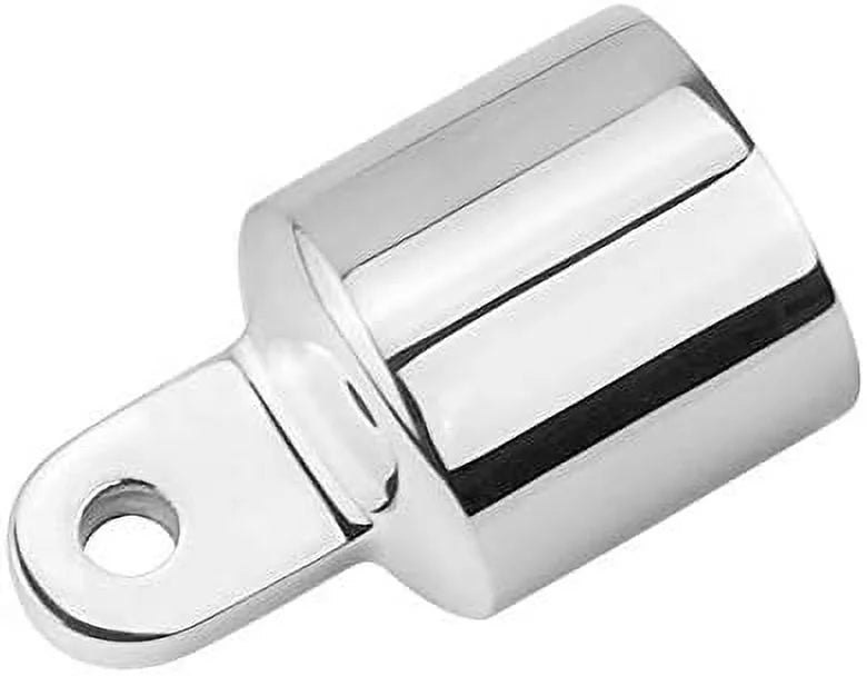 2 PCS 3/4'' Bimini Top Caps Tube Canopy Hardware, Eye End Top Fitting Marine 316 Stainless Steel F5952