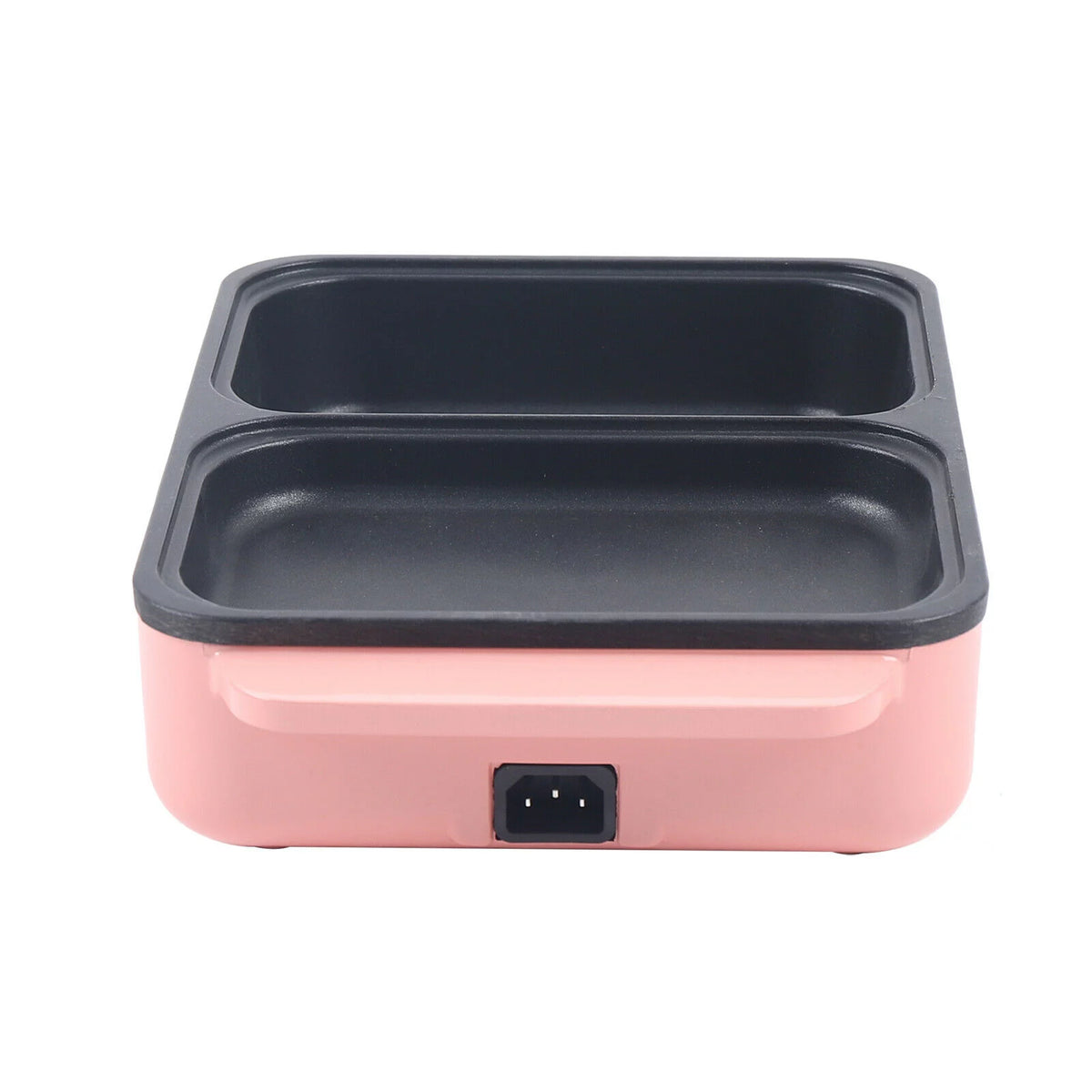 2 in 1 Electric BBQ Grill Pan Hot Pot I8838
