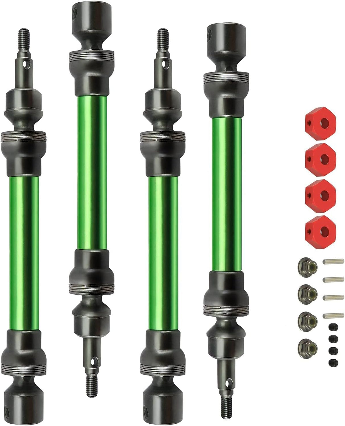 Blue 4X Front/Rear Drive Shaft Set for 1/10 Monster Truck N286