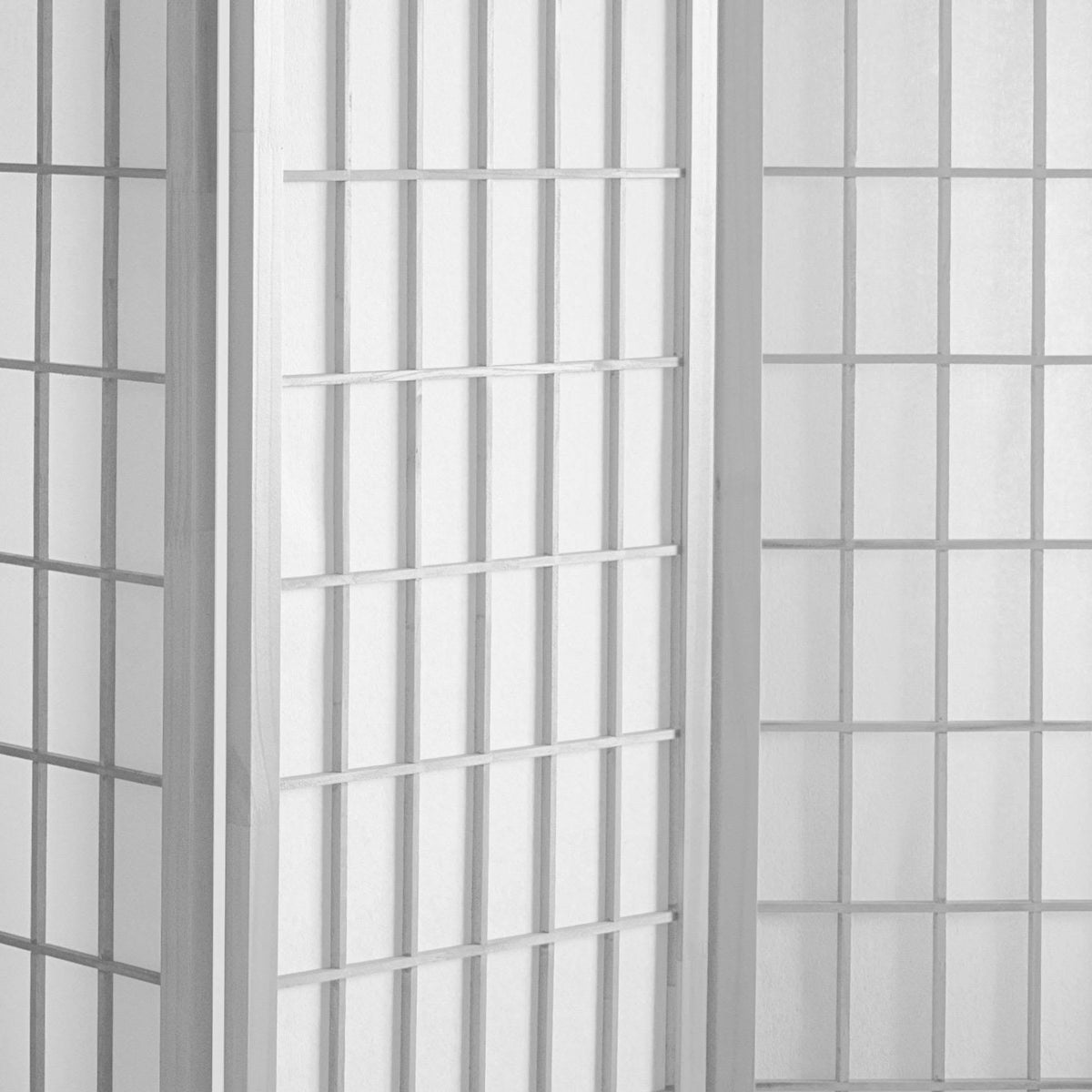 White 6 Panel Shoji Screen T96275