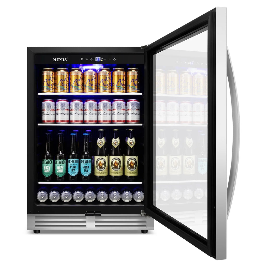 24 inch 140 Can Beverage Refrigerator Cooler Q570