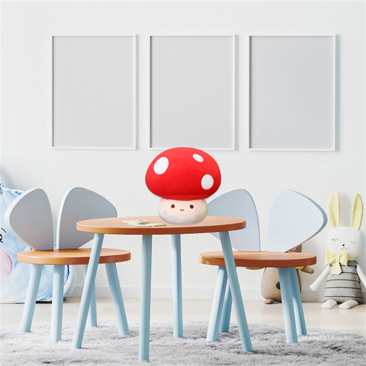Cute Mushroom Plush Toy Stuffed Doll Pillow E9652