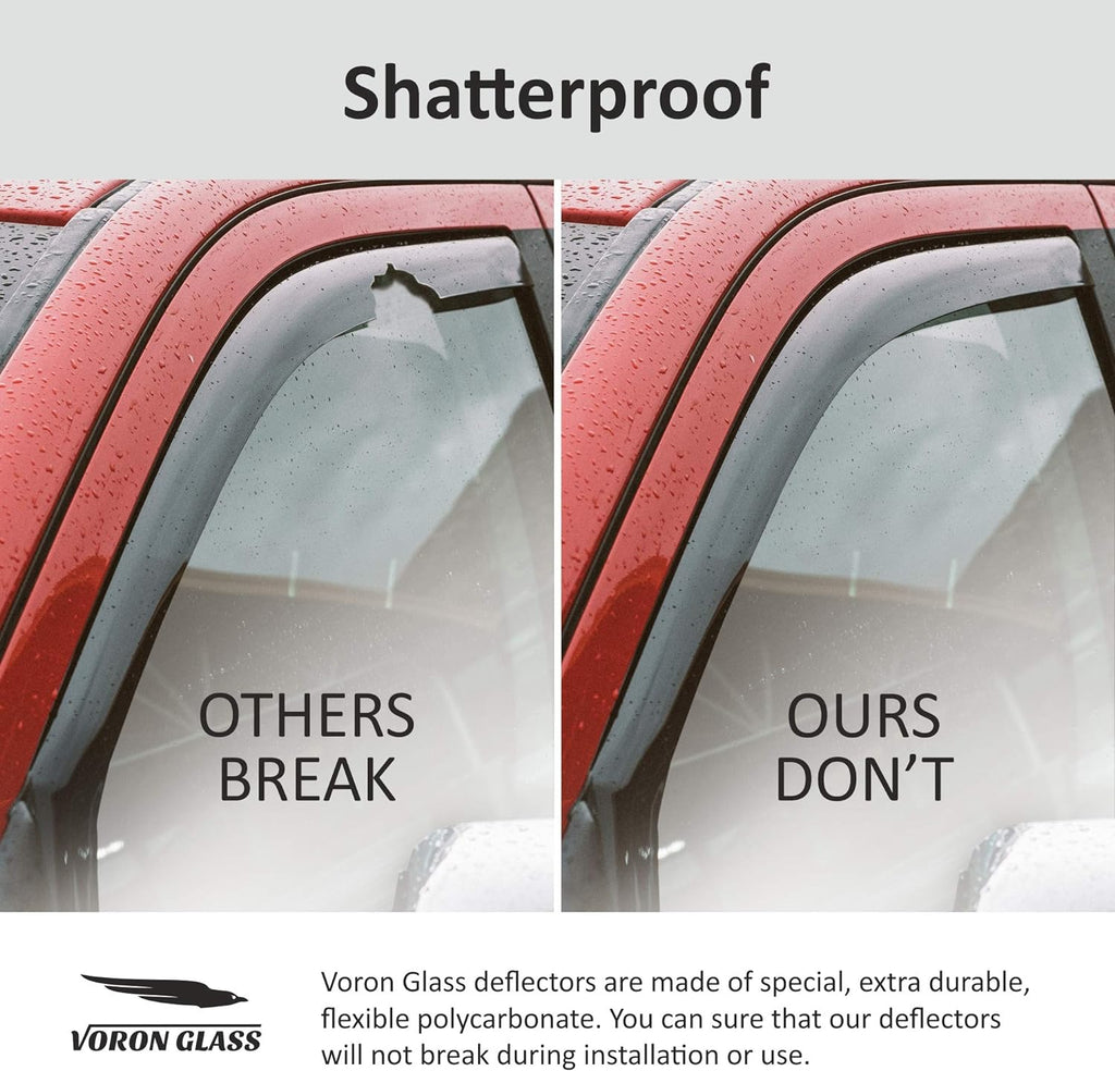 Rain Guards for Trucks, 4 Pieces X708