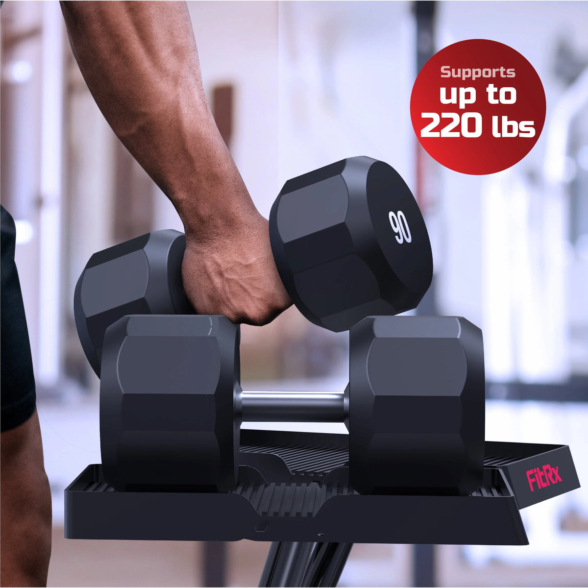 Dumbbell and Kettlebell Weight Rack Stand X78182