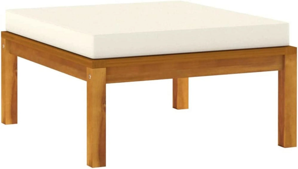 Acacia Wood Patio Chairs with Tea Table and Cushions Z628