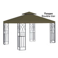 10x10' Double Tier Polyester Canopy Top Replacement F282