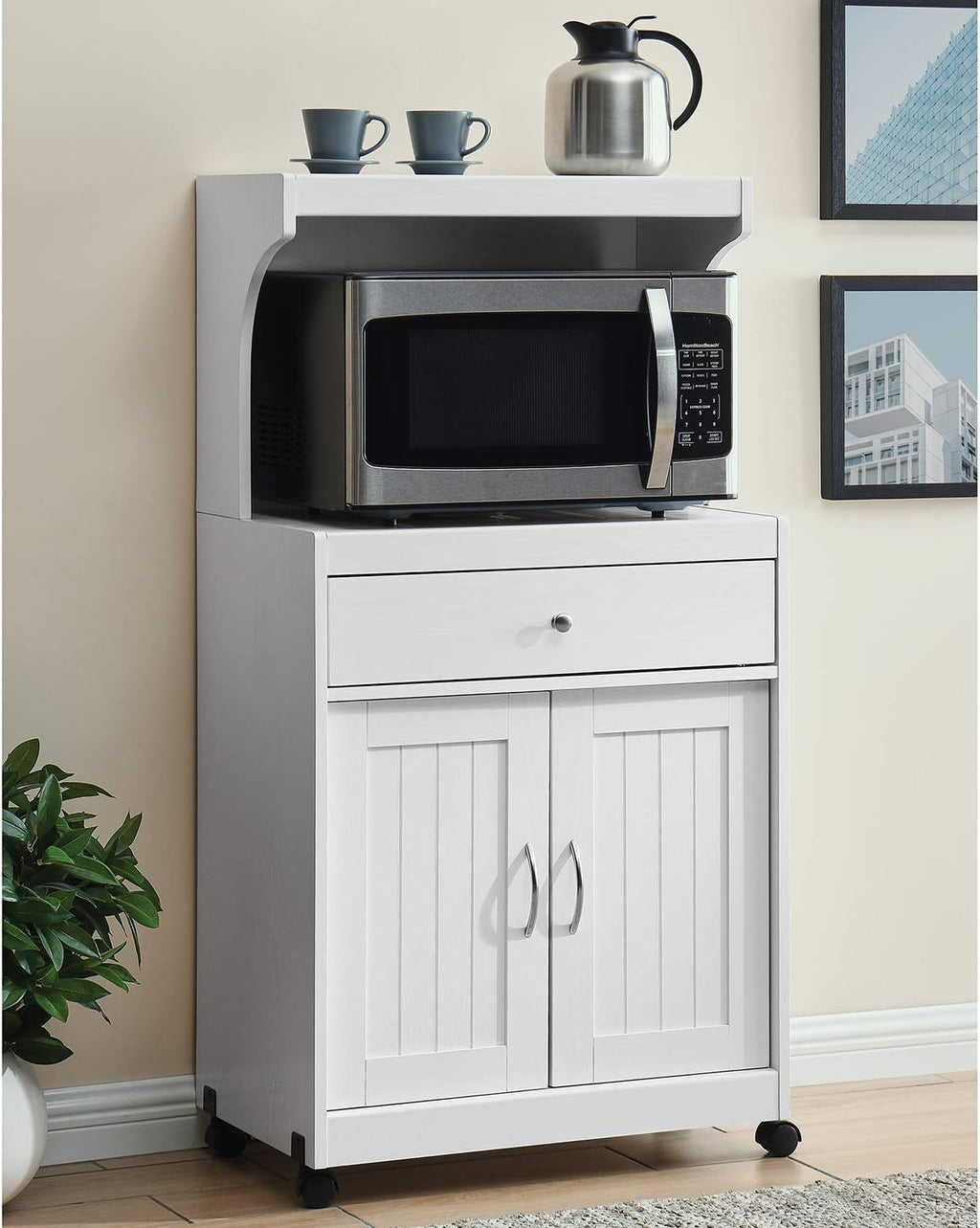 Grey Microwave Cart O1360