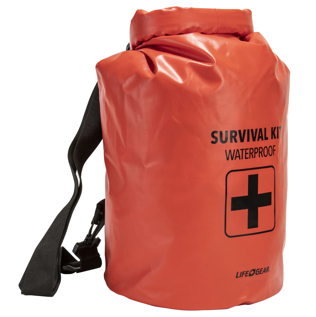 143 Piece Waterproof Emergency Backpack Red Y27421