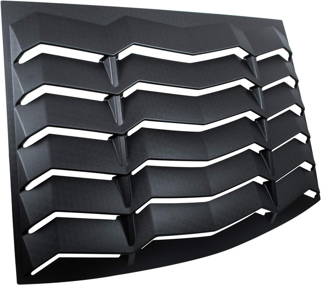 Rear Window Louvers Sun Shade Cover Matte Black S842488