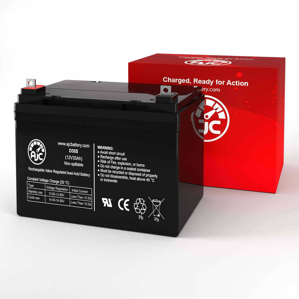 12V 35Ah UPS Replacement Battery K6411