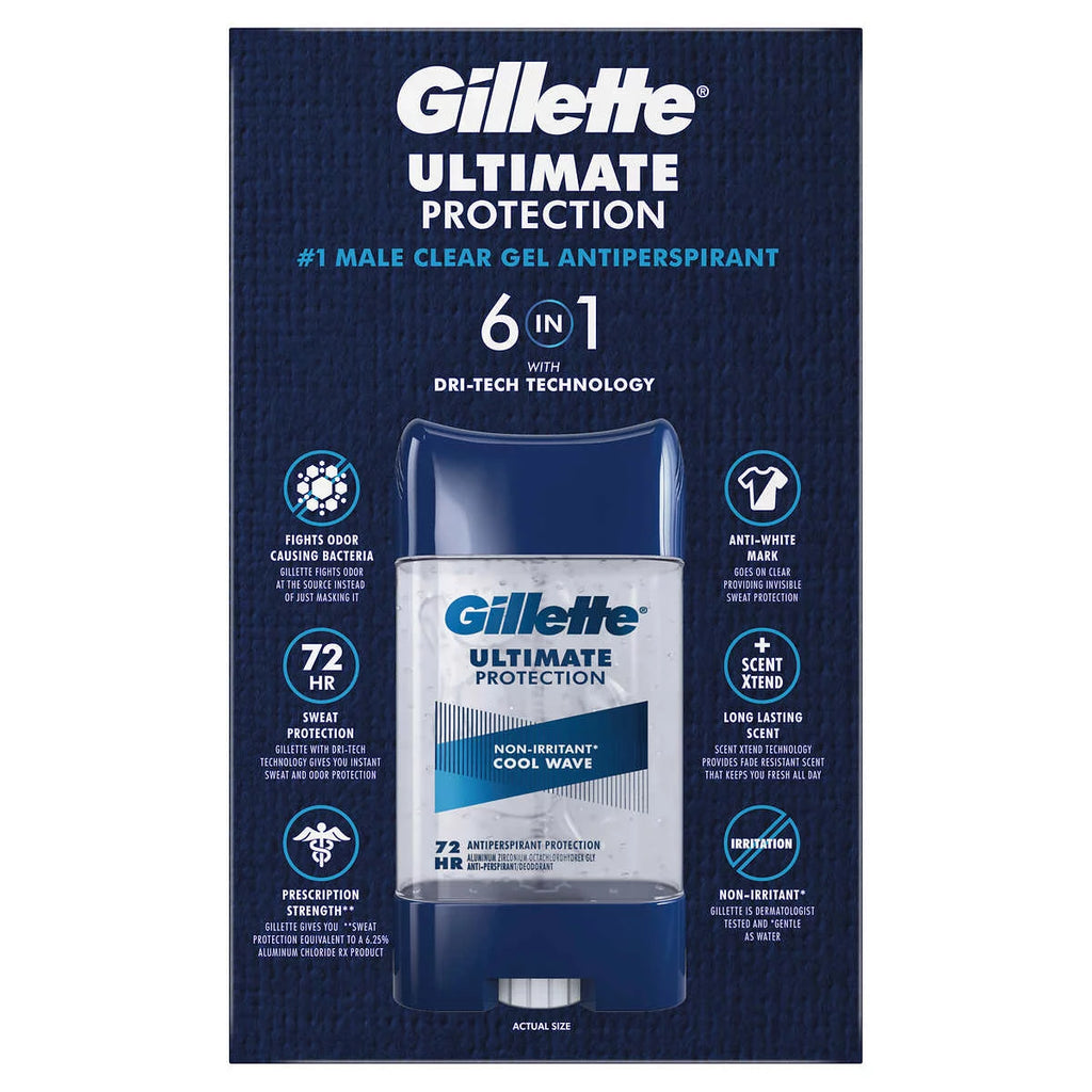 6-in-1 Antiperspirant 3.8 oz 5-Pack K9100