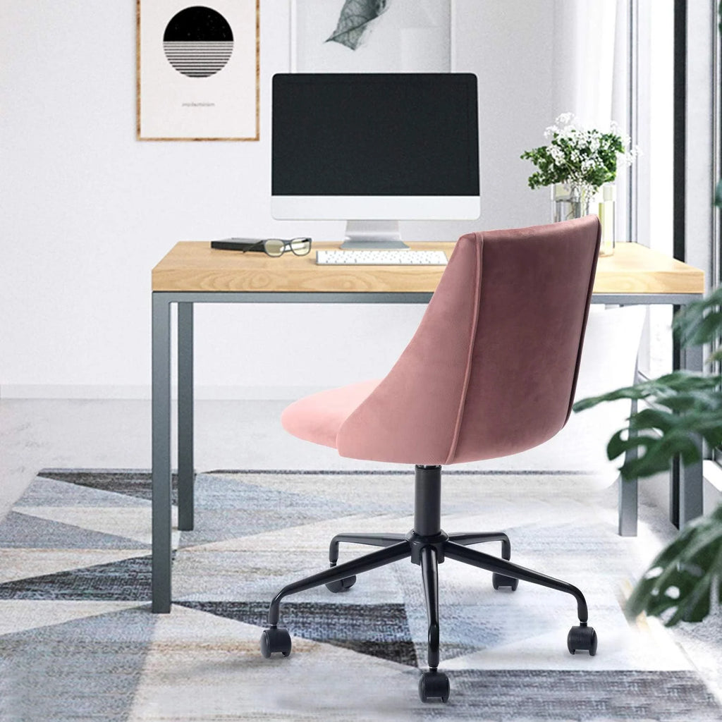 Velvet Upholstered Task Chair M1078