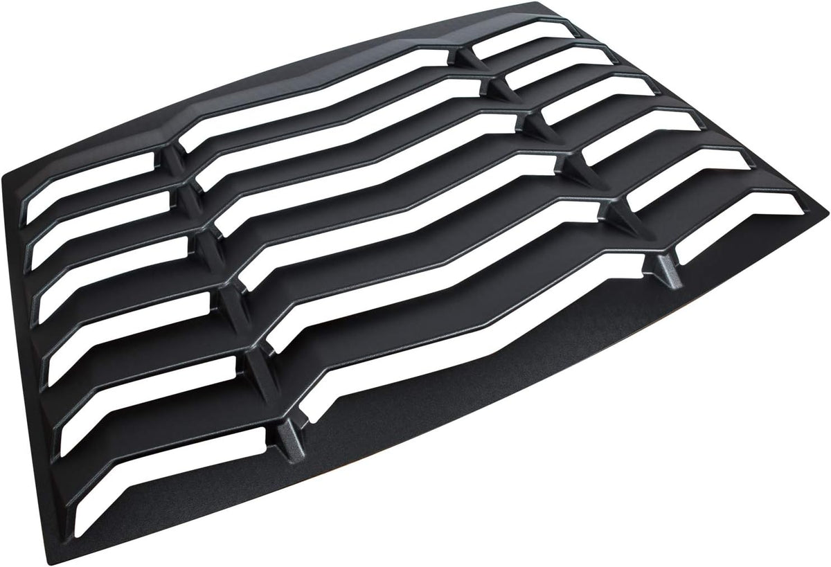 Rear Window Louvers Sun Shade Cover Matte Black S842488