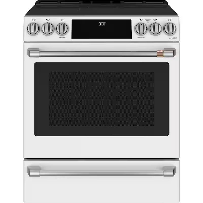 Induction Range Handle and Knob Kit in Brushed Stainless E26648